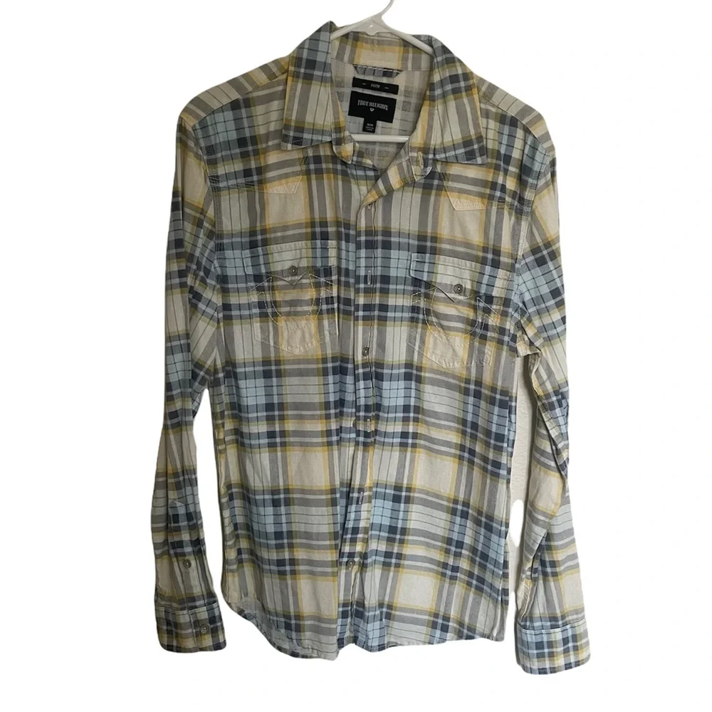 True Religion western style long sleeve dress shirt